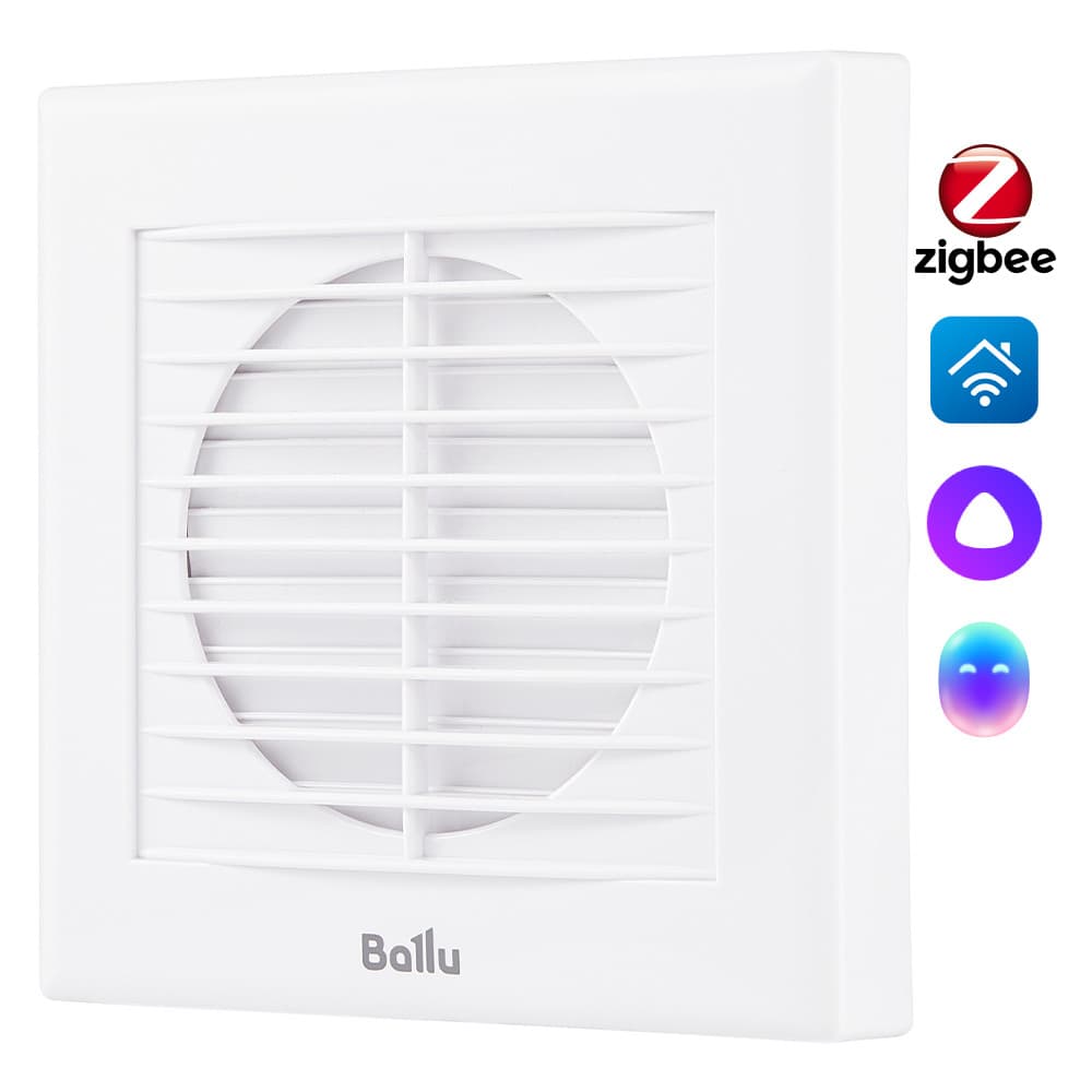 Вентилятор вытяжной Ballu BAF-EX 100 G с грав. жалюзи